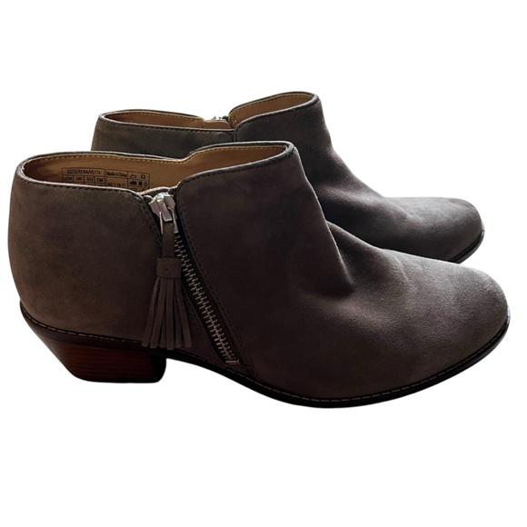 Vionic Serena Women’s Gray Leather Ankle Boots size 9 - Picture 2 of 12